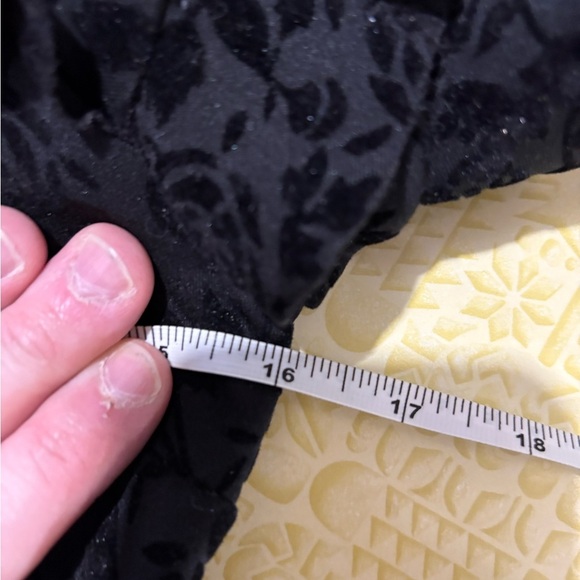 Vintage Necessary Objects Black Ruffled Puff Sleeve Mini Dress - Picture 9 of 11